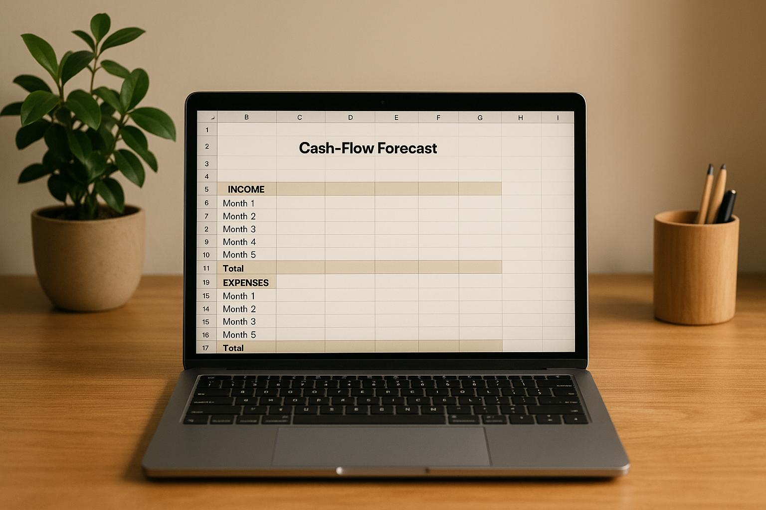 Beginner Cash-Flow Forecast: A Simple Spreadsheet You’ll Actually Use