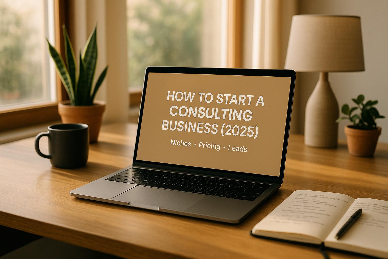 How to Start a Consulting Business (2025): Niches, Pricing, Leads