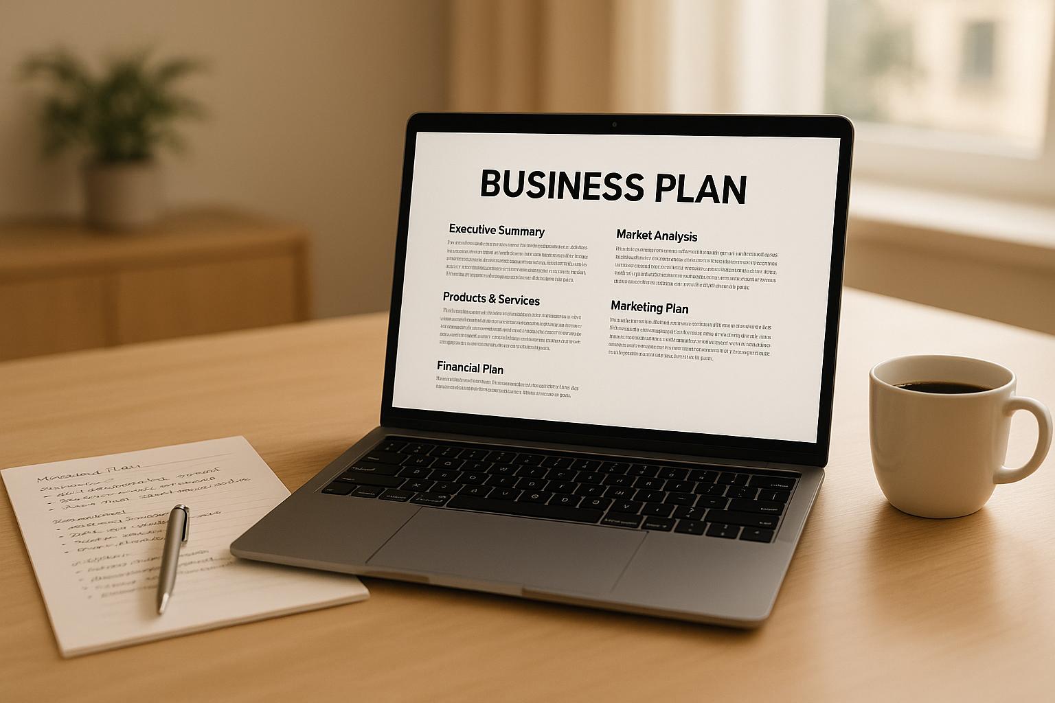 Business Plan With AI: Turn Notes Into a Bank-Ready PDF