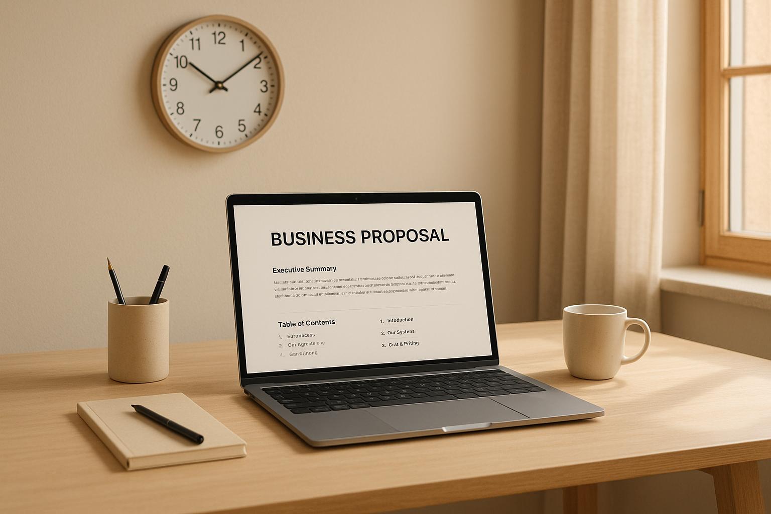 Business Proposal in 15 Minutes: Copy My Winning Outline