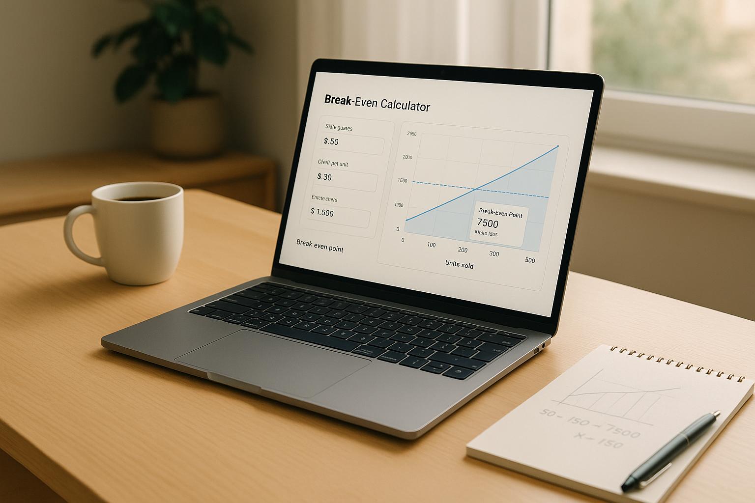 Breakeven in 15 Minutes: Plug-and-Play Calculator + Examples