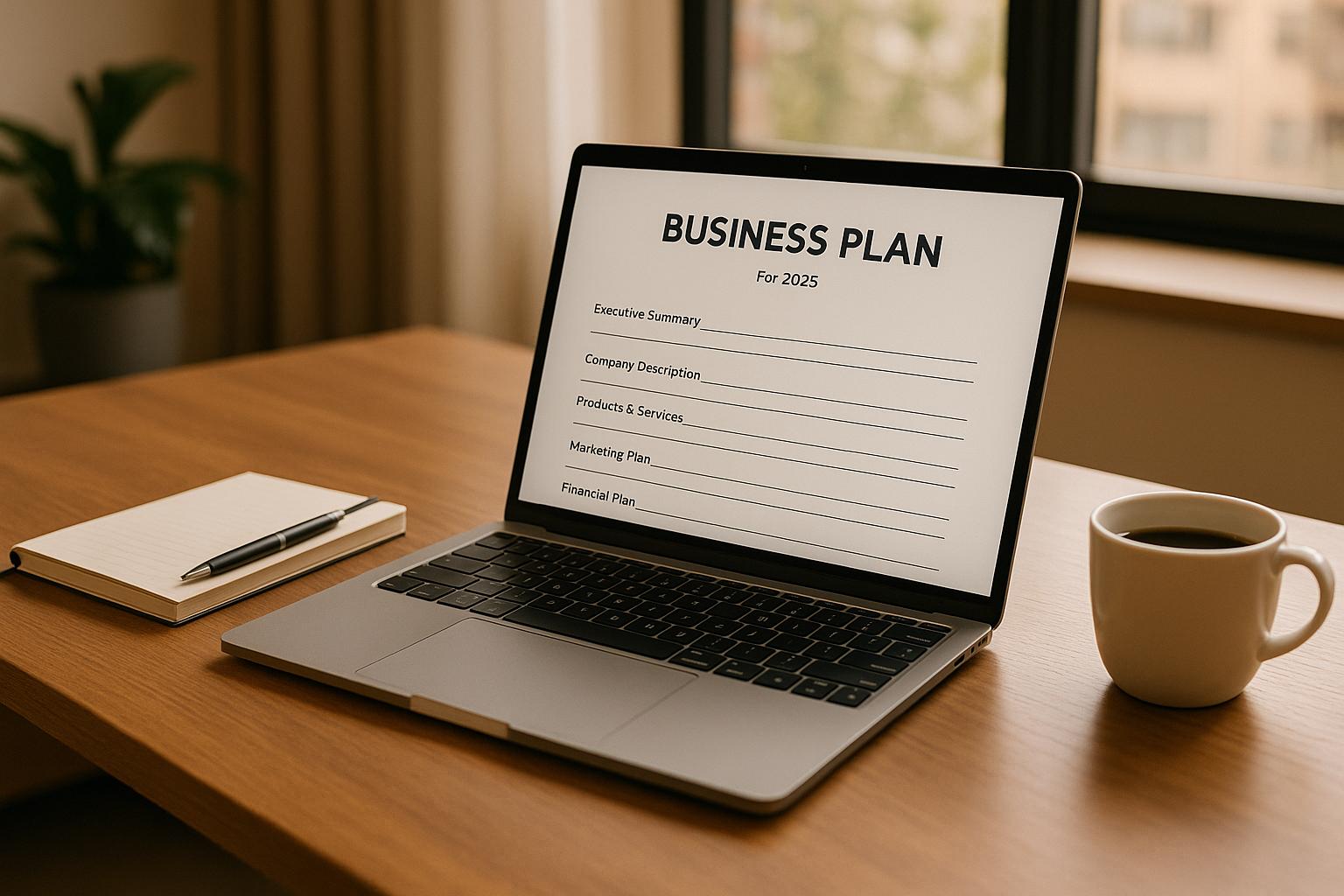 Business Plan Template (Free) for 2025: Fill-in-the-Blanks + Examples