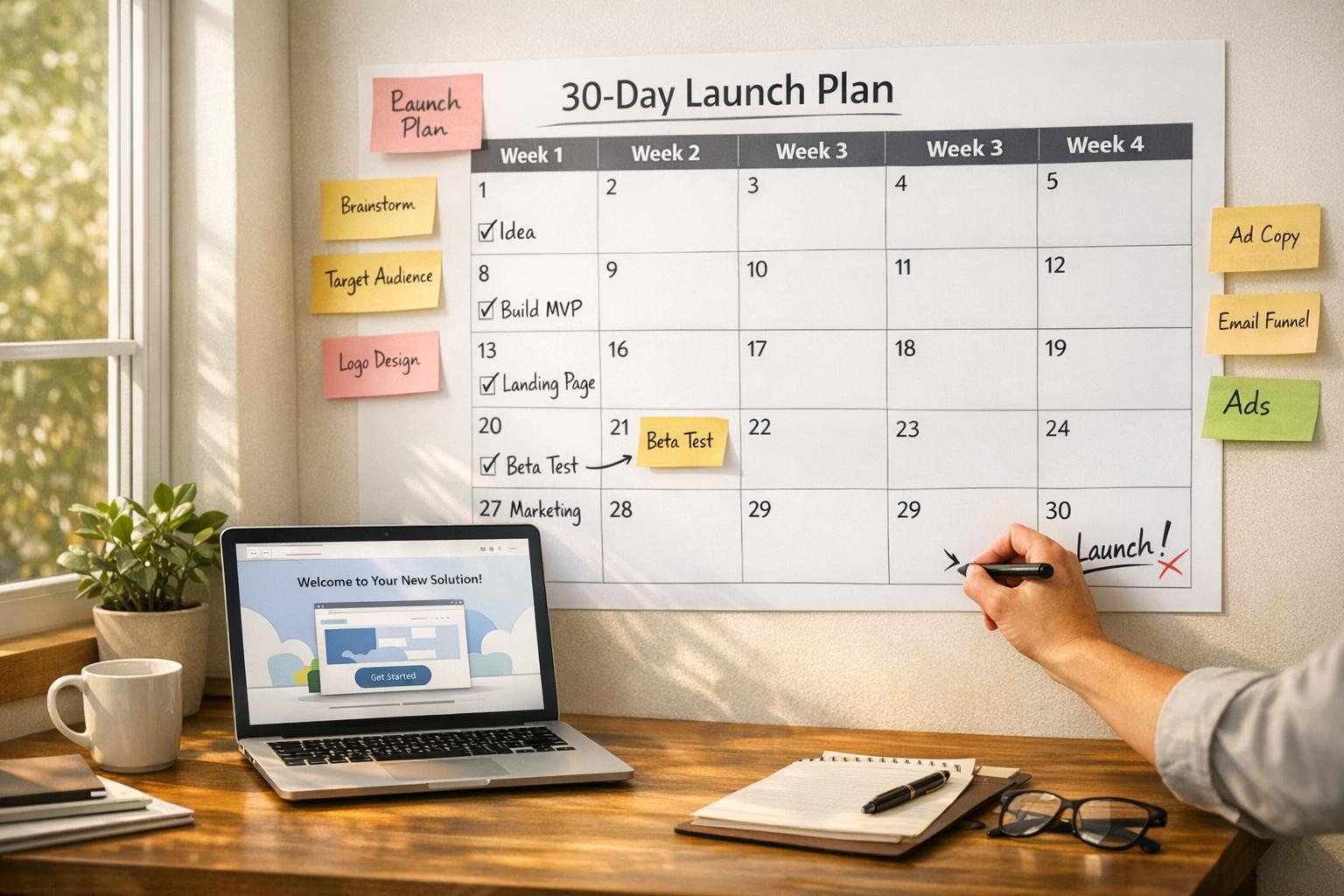 From Idea to First Customer in 30 Days: The Exact Roadmap