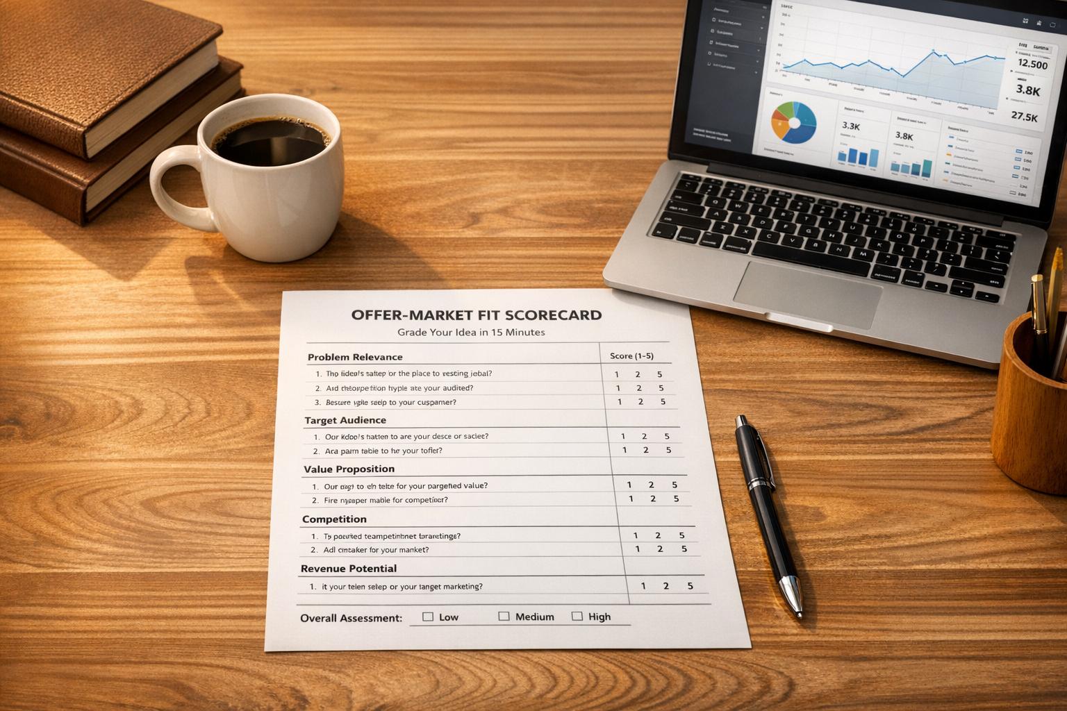 Offer-Market Fit Scorecard: Grade Your Idea in 15 Minutes