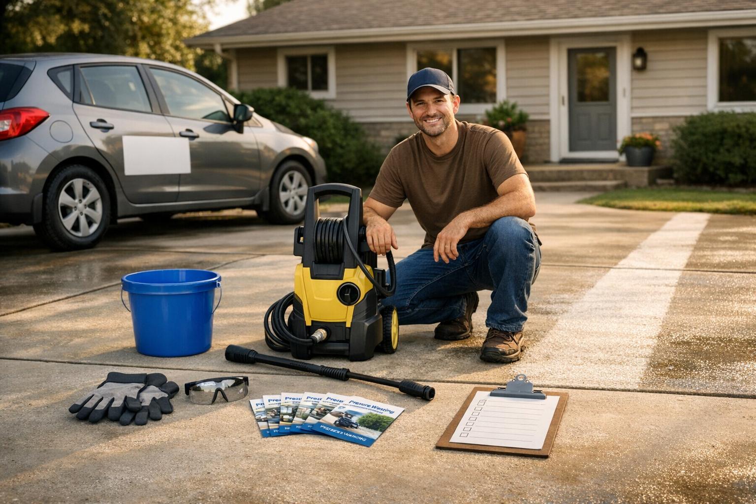 How to Start a Pressure Washing Business for Under $1,000