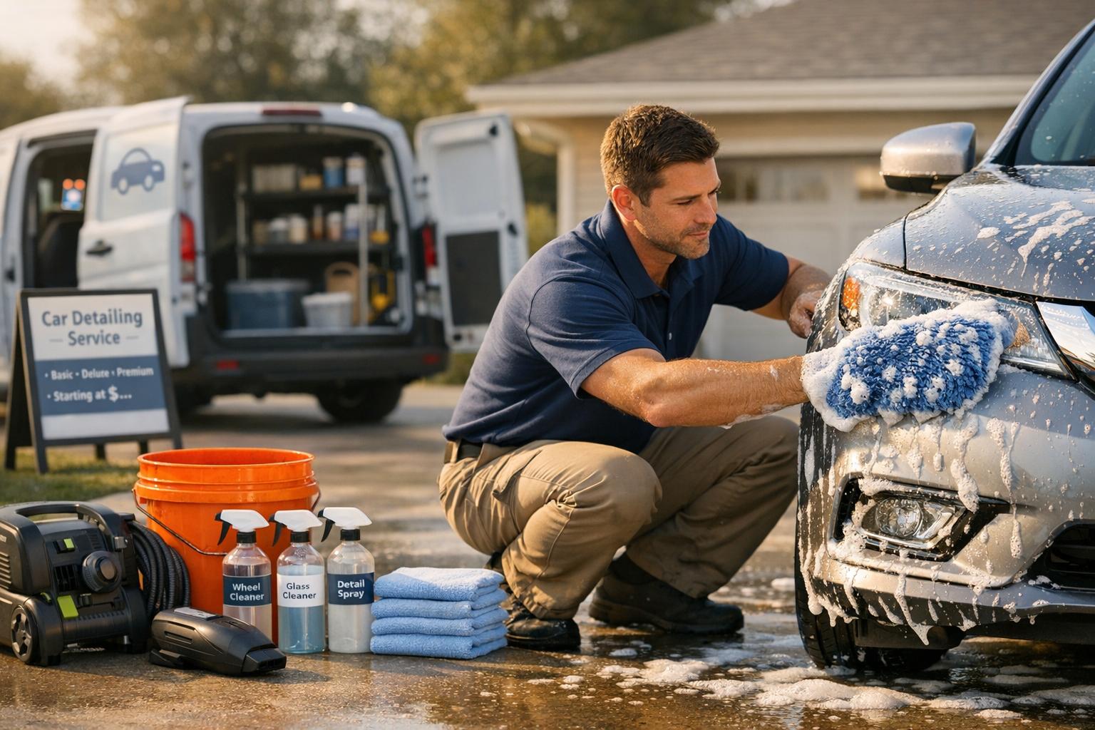 How to Start a Mobile Car Detailing Business: From $0 to $5K/Month