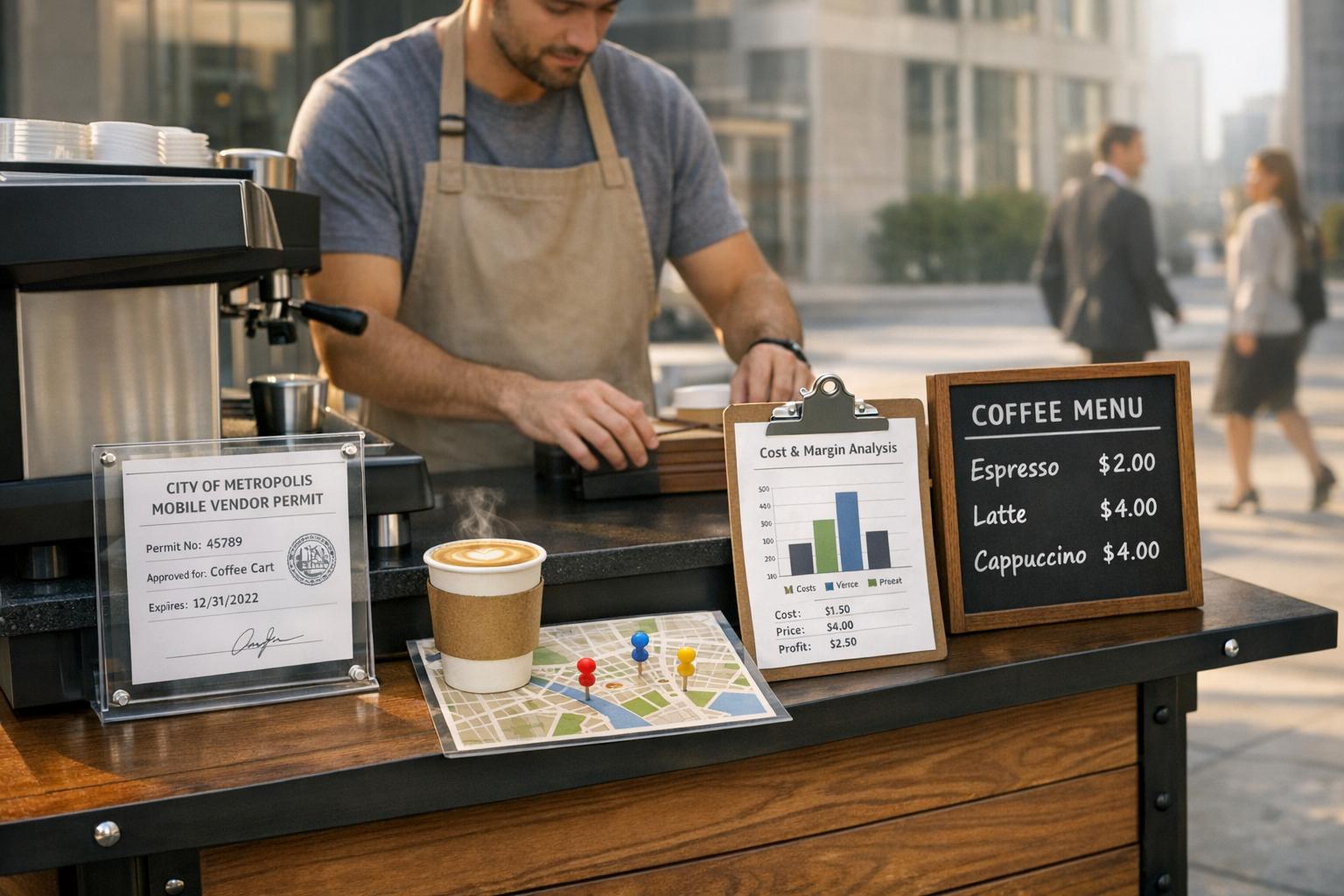 Coffee Cart: Licences, Locations, Margins