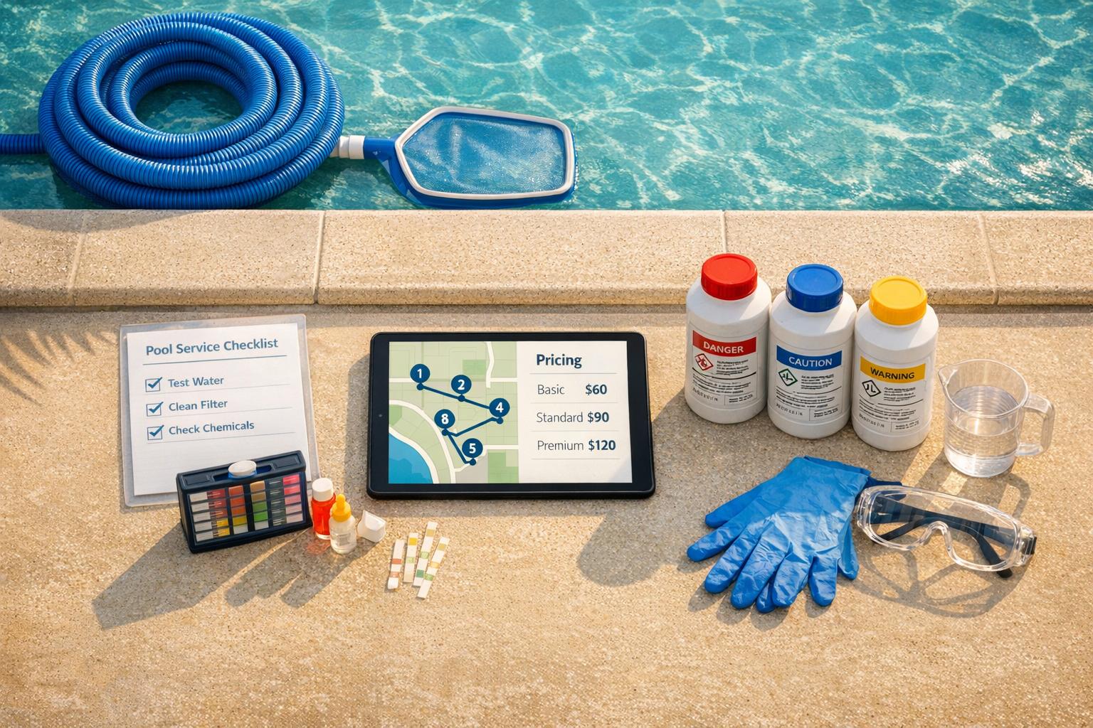 Pool Cleaning Business: Routes, Pricing, Safety