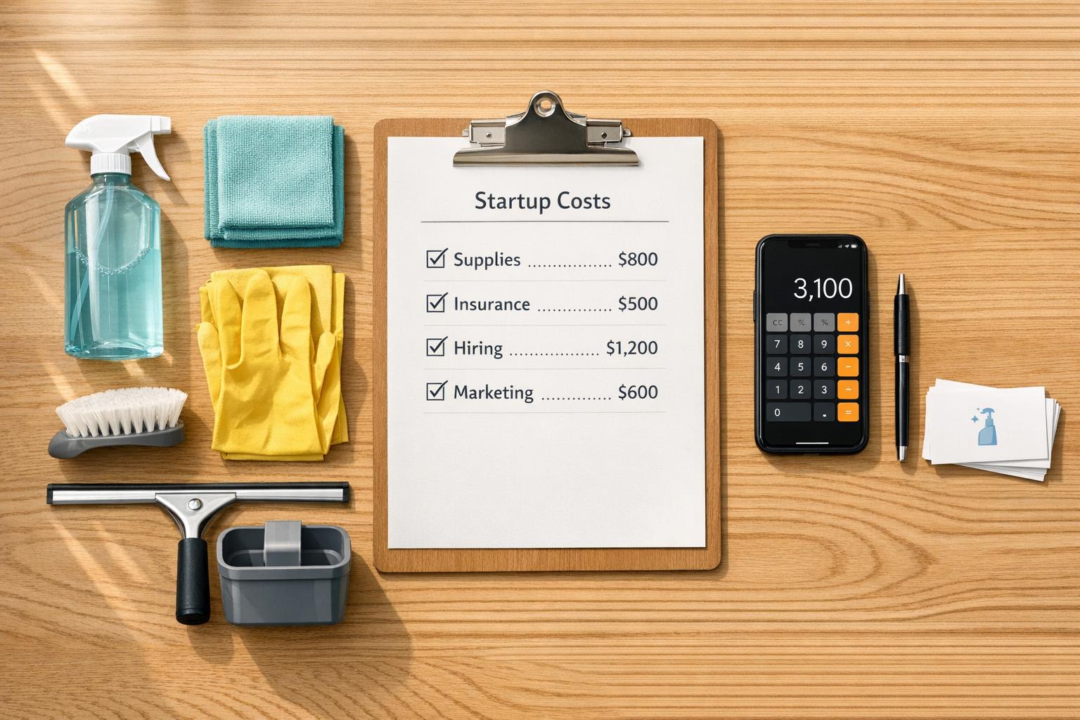Cleaning Business Startup Costs: Supplies, Insurance, Hiring, and Marketing