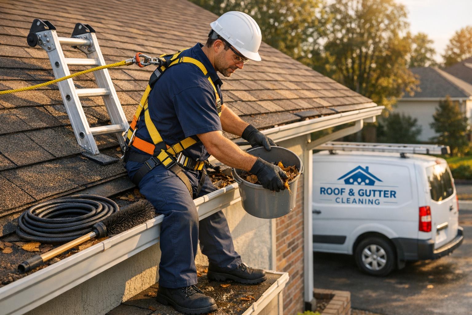 How to Start a Roof and Gutter Cleaning Business Safely