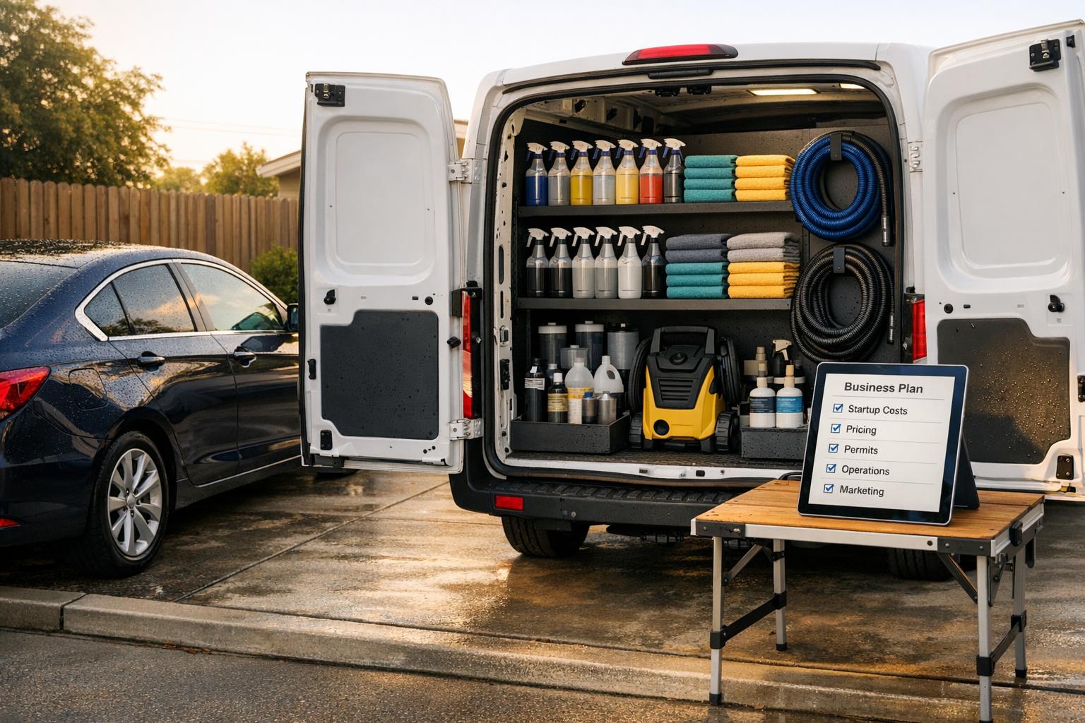 Business Plan Example for a Mobile Detailing Business