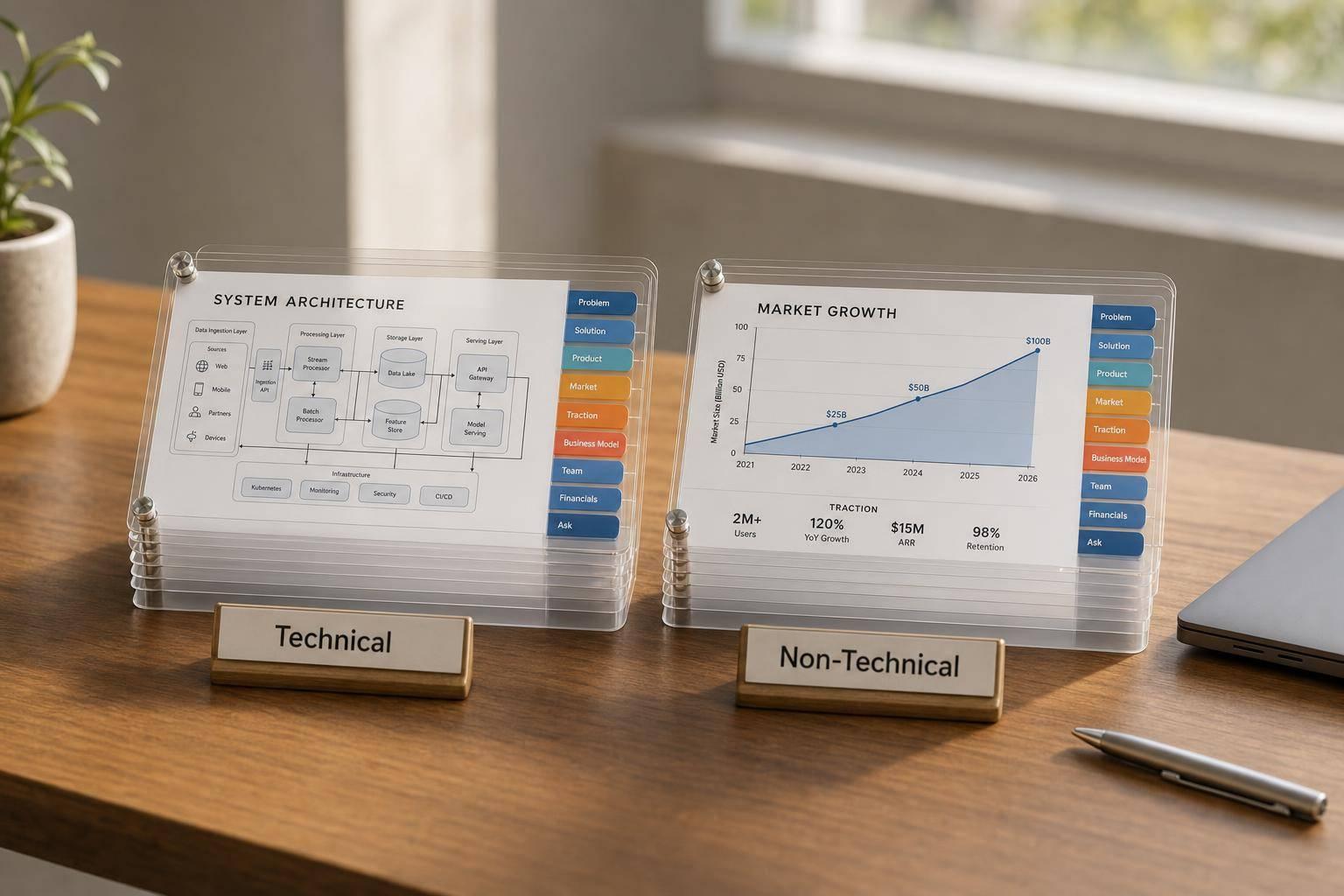 Tailoring Your Pitch for Technical vs Non-Technical Investors