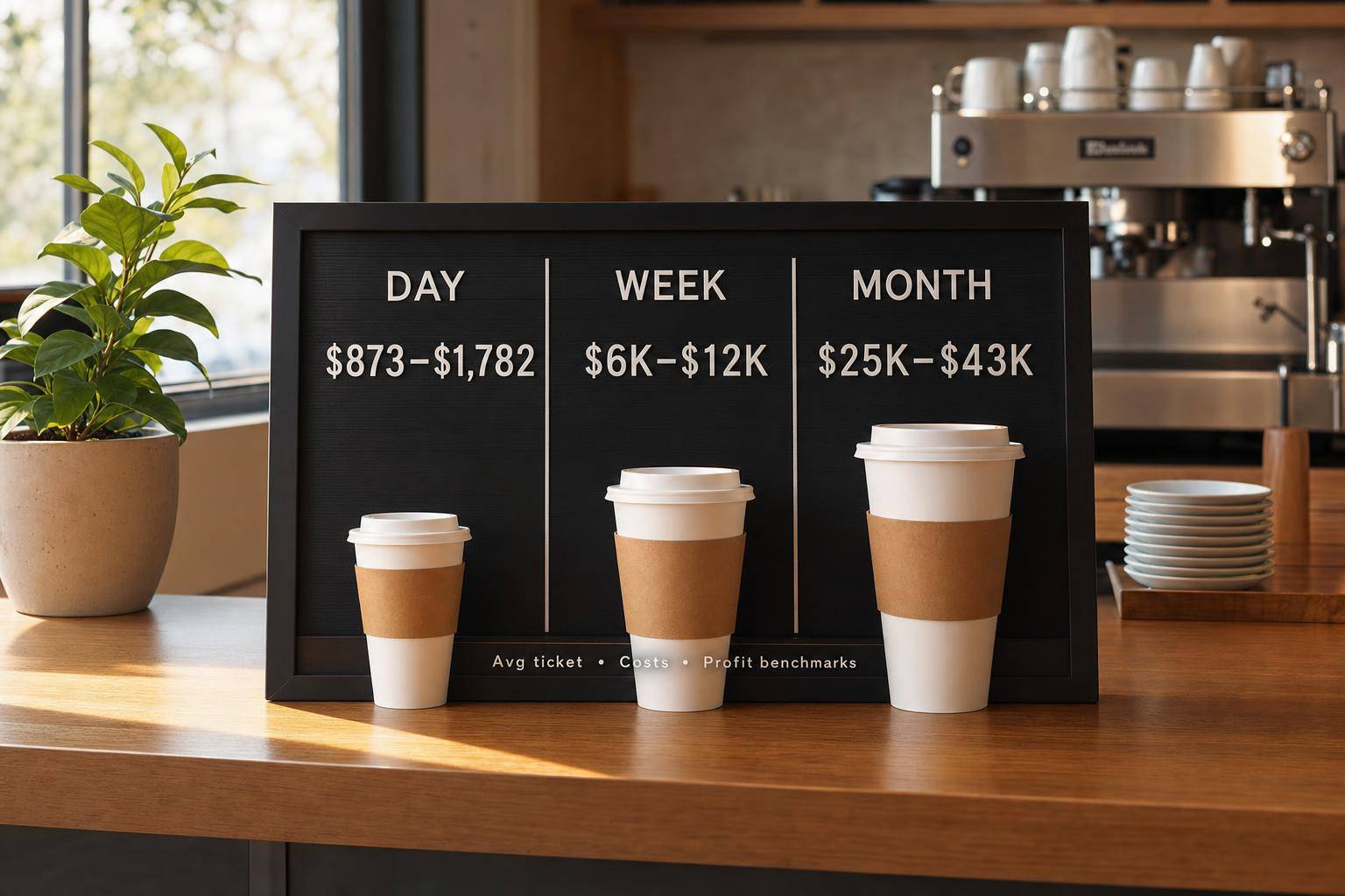 How Much Do Coffee Shops Make Per Day, Week, and Month?